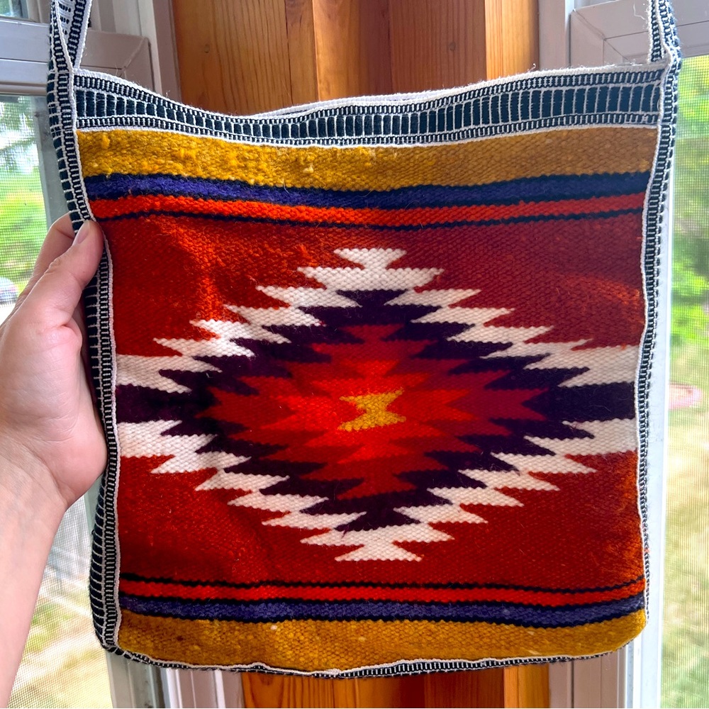 100% Wool Knit Crossbody Bag